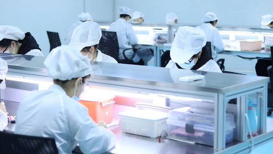 Tattoo cartridge needle assembly and quality inspection process at CREDITECH MED factory