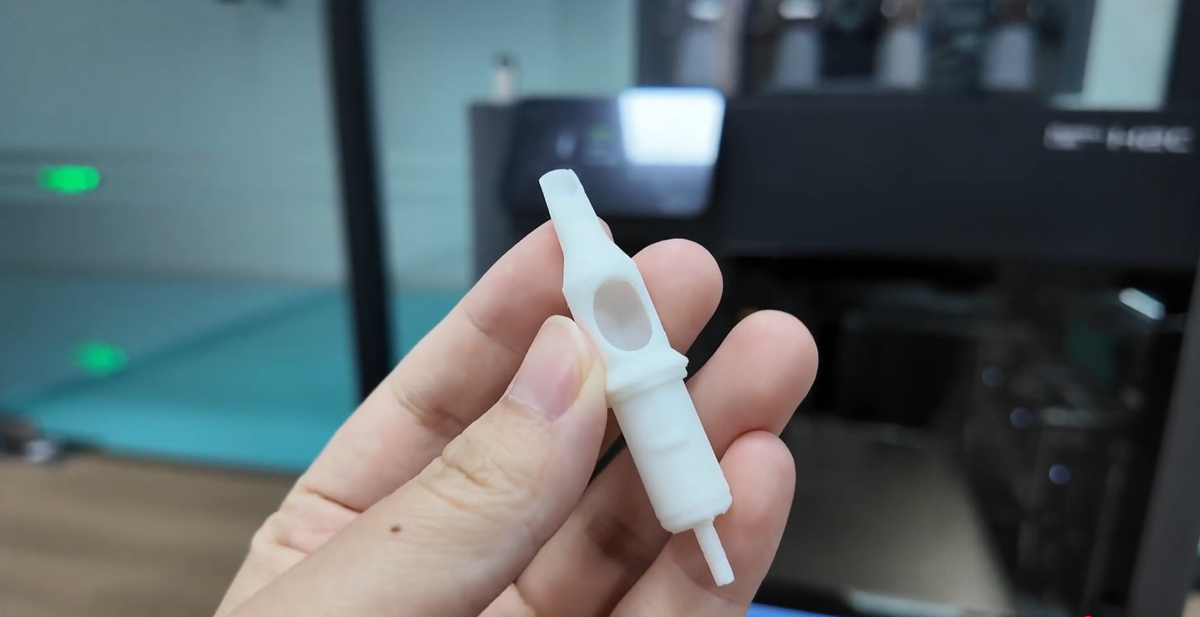Load video: CM3 tattoo cartridge needle 3D prototype development and design verification