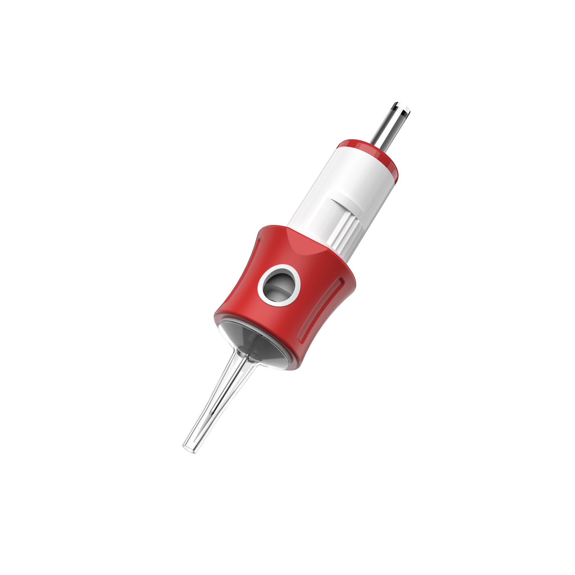 CM06-1 PMU Cartridge Needle with integrated soft silicone grip and slim extended precision tip