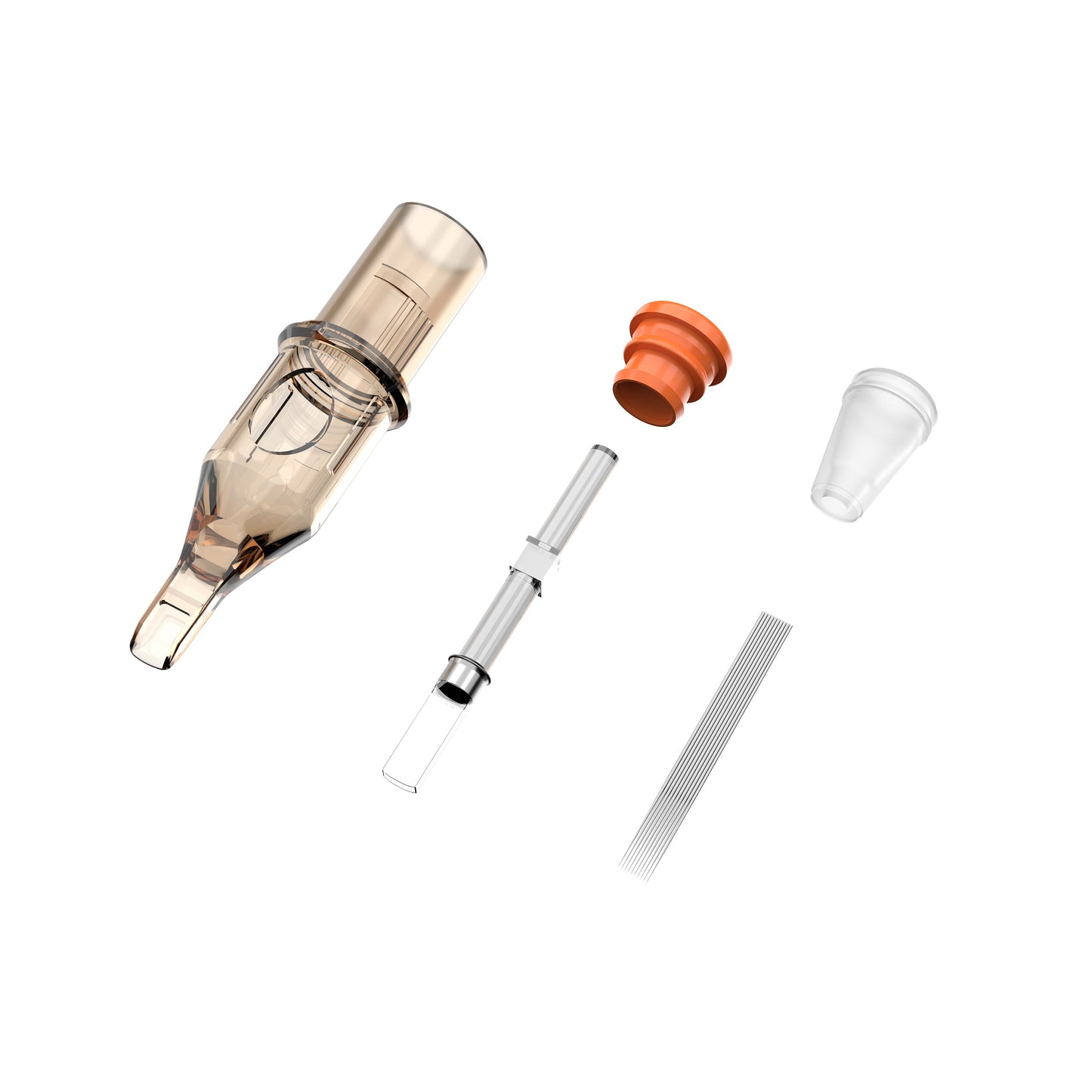 CM8 magnum tattoo cartridge needle structure with precision needle grouping