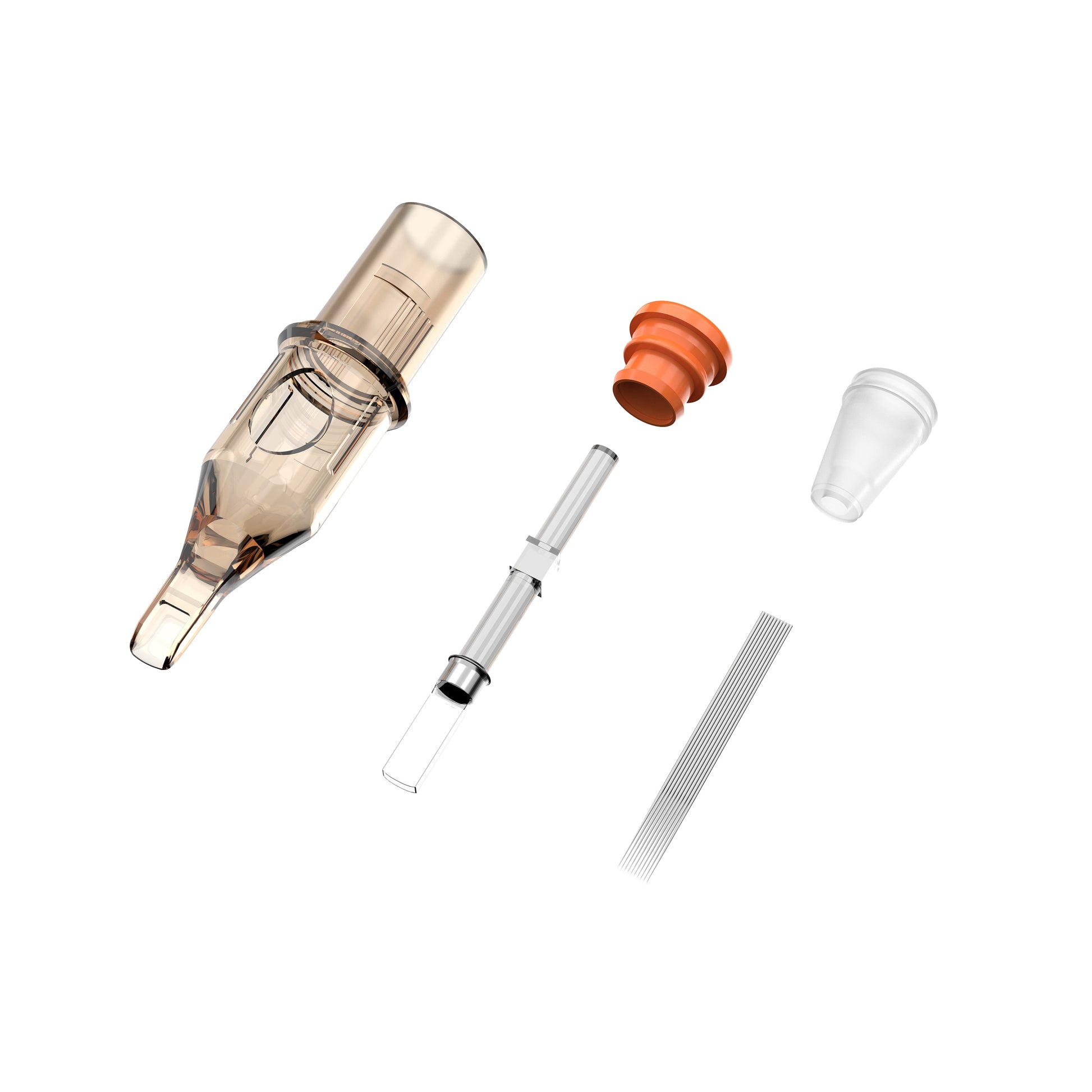 CM8 magnum tattoo cartridge needle structure with precision needle grouping