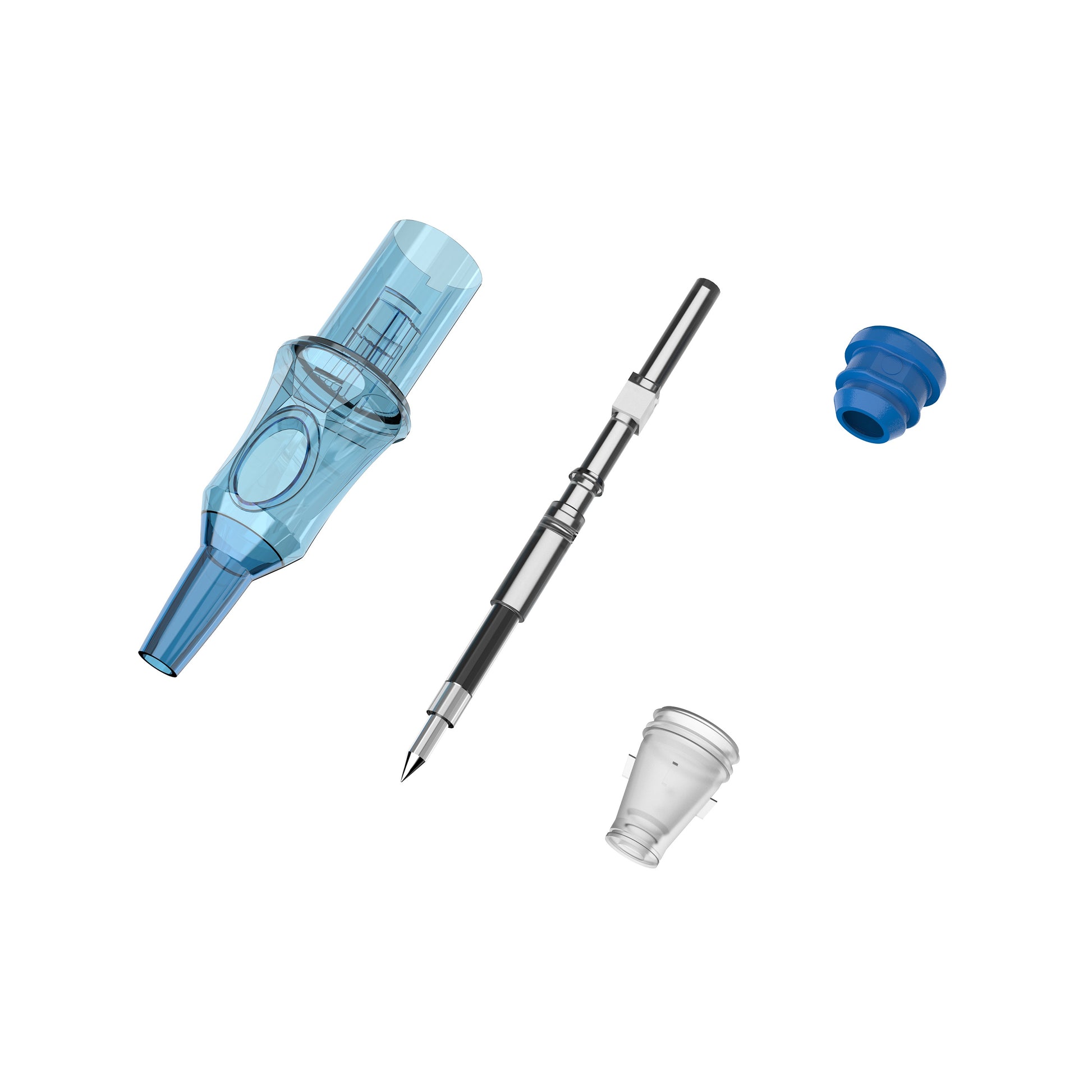 CM12 tattoo cartridge needle components showing precision design and professional manufacturing