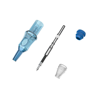 CM12 tattoo cartridge needle components showing precision design and professional manufacturing