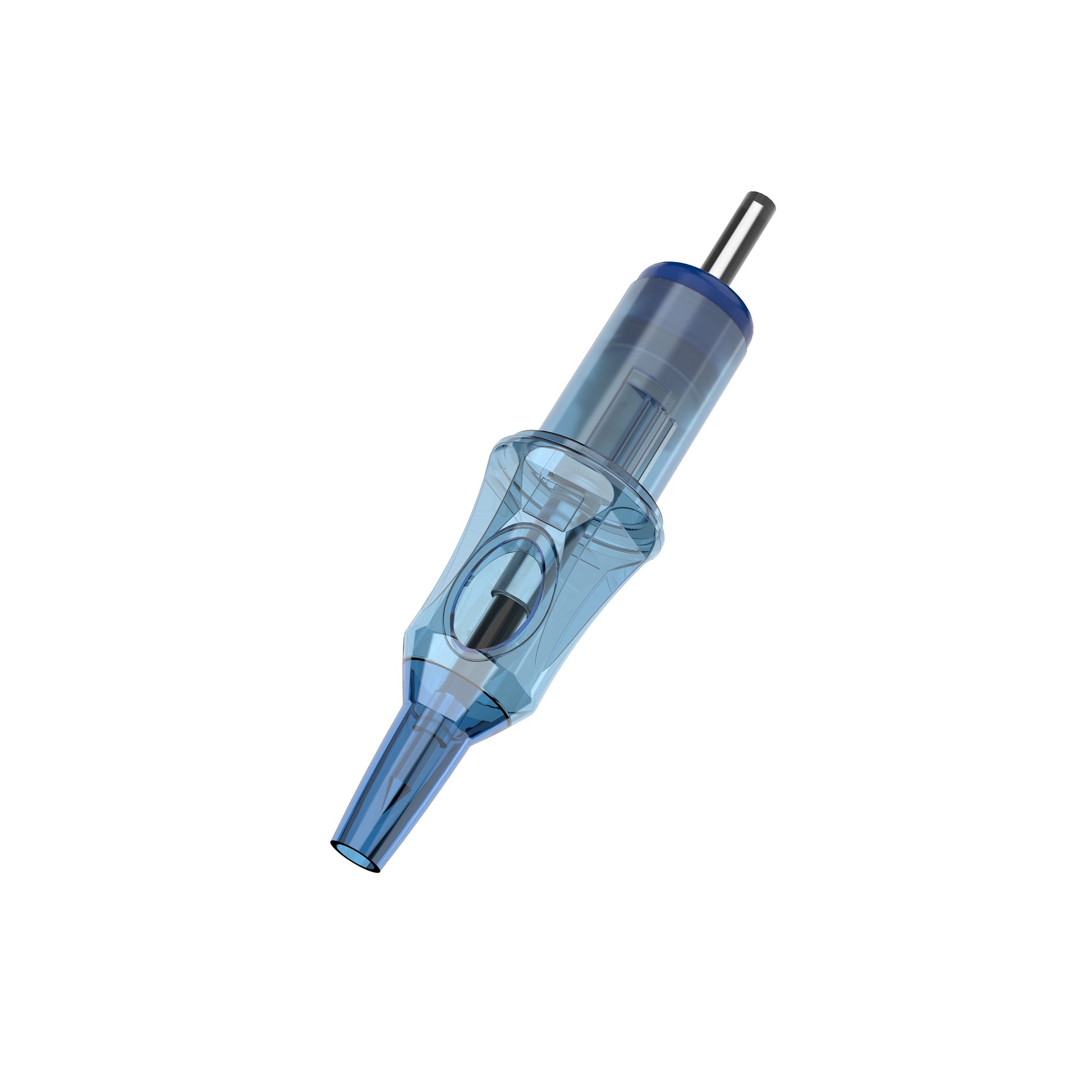 CM12 transparent ballpoint pen style tattoo cartridge needle design by CREDITECH MED
