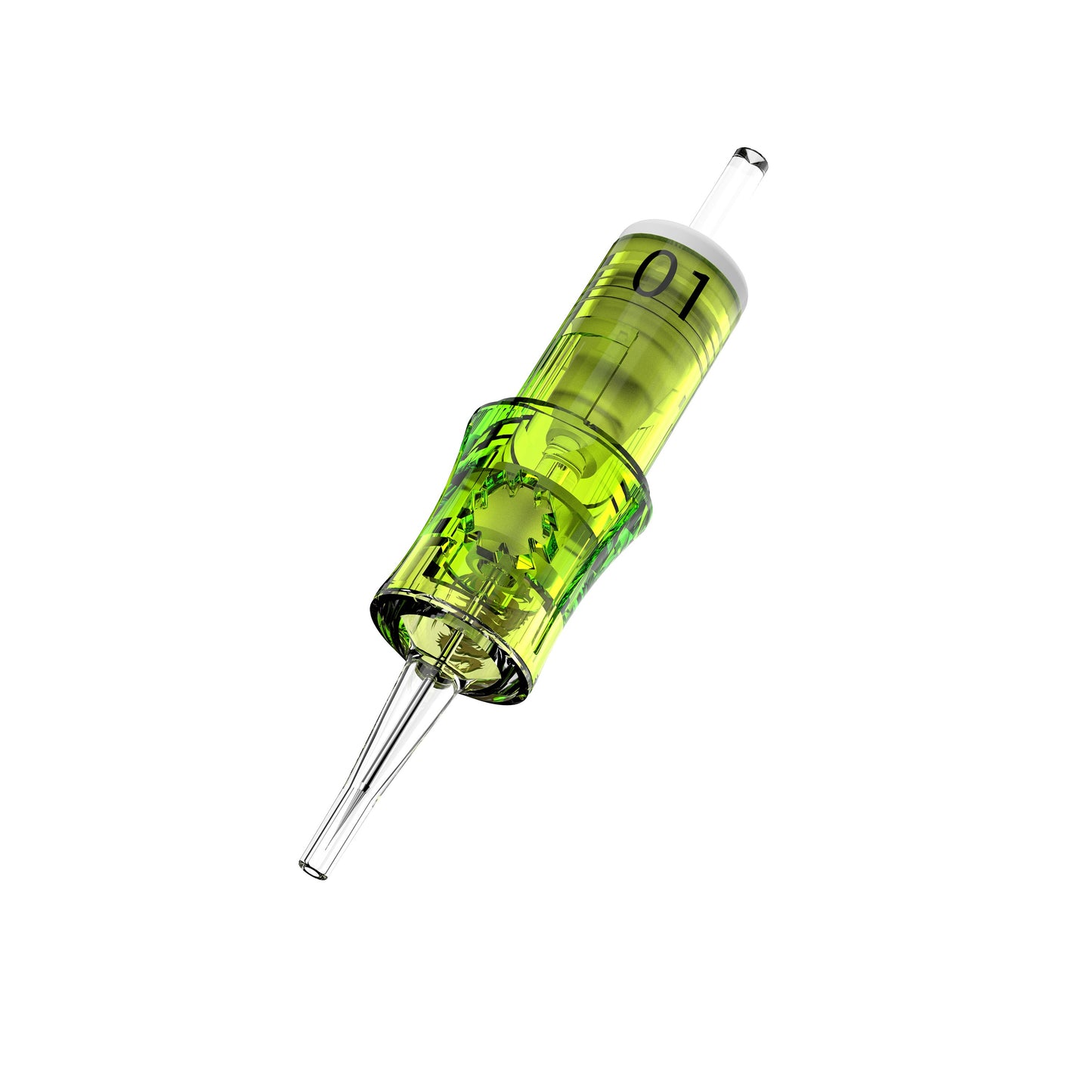 SP6 PMU modular cartridge needle with customizable middle window design for permanent makeup applications