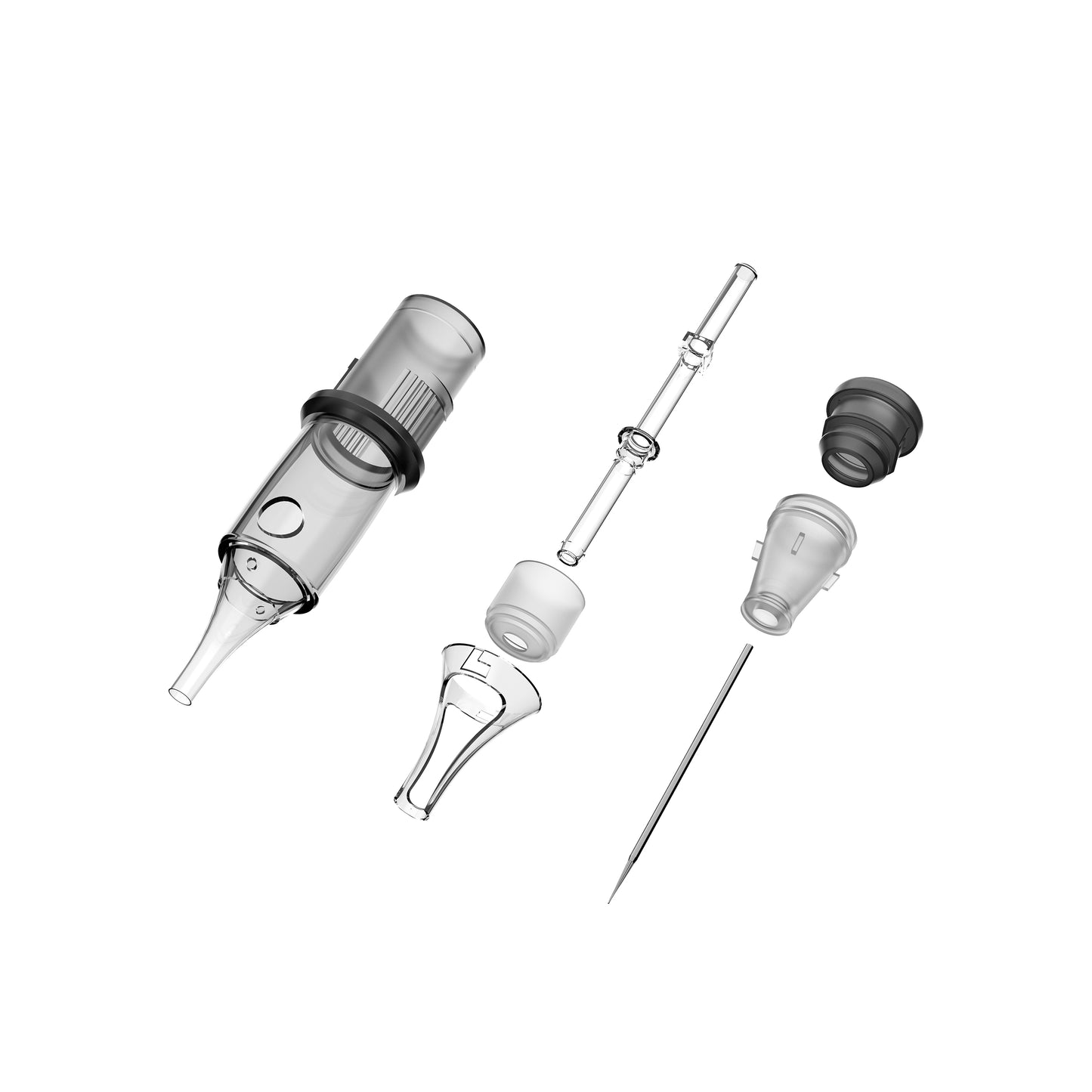ESTLIA CM15 SMP Cartridge Needle Exploded View Showing Needle Depth Limiter and Membrane System