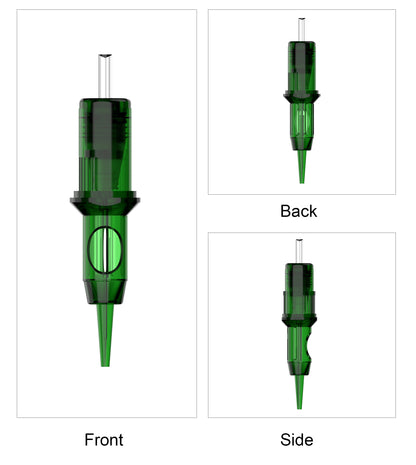 CM16 PMU cartridge needle front side and rear view product design
