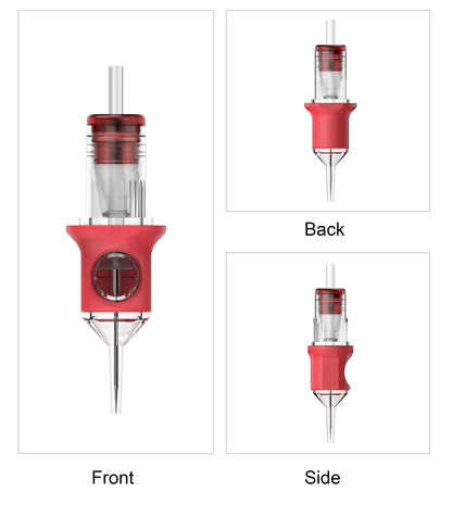 CM4 PMU Cartridge Needle front, side and rear views
