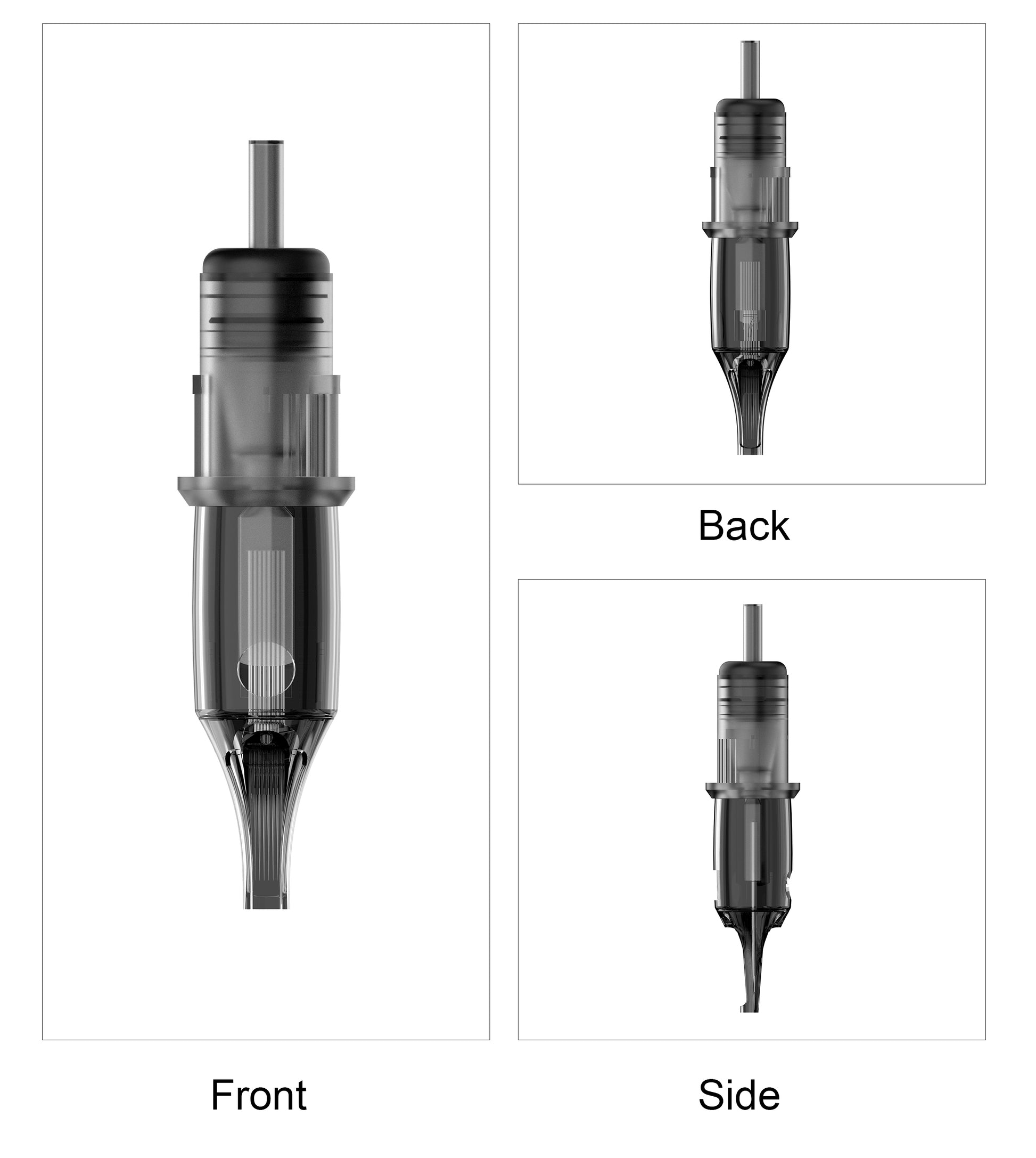 ESTLIA CM15 SMP Magnum Cartridge Front Side and Rear Views